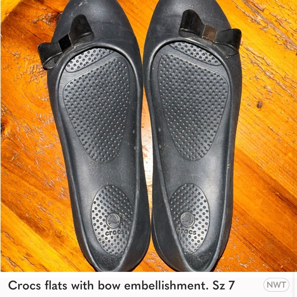 Black crocs $7